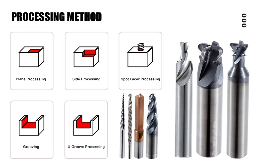 High Cutting Ability Dovetail End Mill for Processing Nonferrous Metals