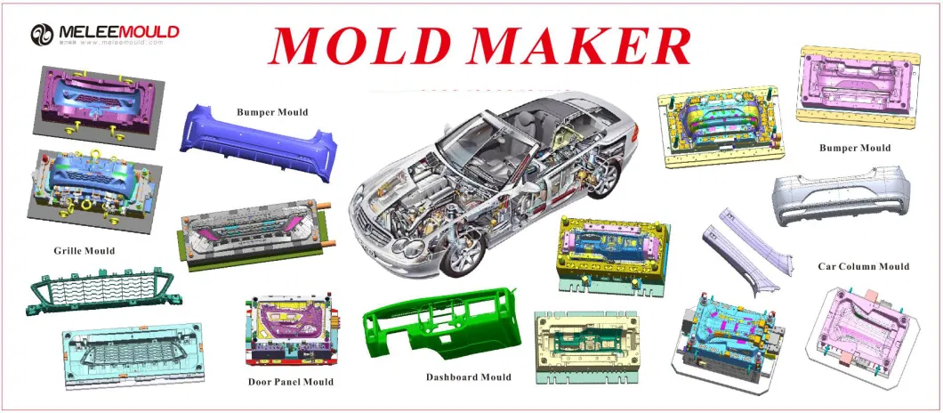 Plastic Injection Auto Accessories Car Bumper Tooling Mould/ Mold /Moulding/Molding