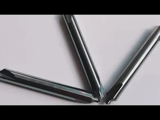 Double Head 2 Flute Sold Carbide Center Drill Bits for Aluminum and Steel