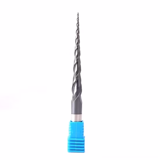 Wyk Solid Carbide Wood Router Bits Taper Ball Nose Endmill HRC55 Bull Nose Milling Cutter for Woodworking