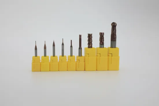 CNC Machining HRC 65 Straight Ball Nose Thread PCD CBN Solid Carbide Milling Cutter for Heat