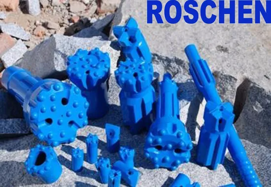 Br3 Down The Hole DTH Bits, Bulroc Button Bits 90mm for Soft Stone Quarry Drilling 