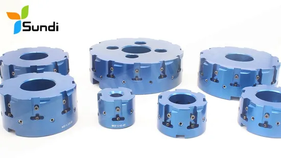 OEM Factory CNC Machine Adjustable Face Milling Cutter with Aluminum Body and PCD Inserts. 