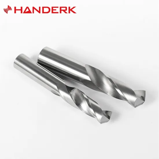 Handerk China Manufacturer 3D Solid Carbide Drill Aluminum Use Drilling Bits for CNC Tool 
