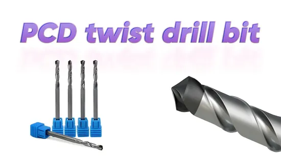 PCD Twist Drill Full Nib Style Diamond Tipped Twist Drill Bit for Cfrp Aluminum Copper Alloys 