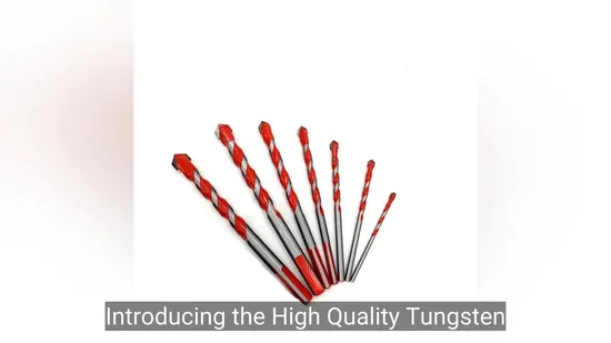4 Flute Concrete Drill Bit Set Helix Drill Bit for Stone Glass Concrete Ceramics Tile Brick Plastic Wood 
