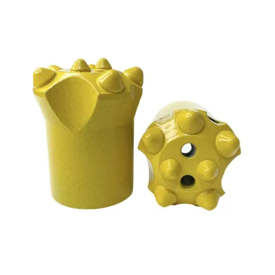 Rock Drilling Tapered Button Bits Carbide Button Bit Stone Quarry 
