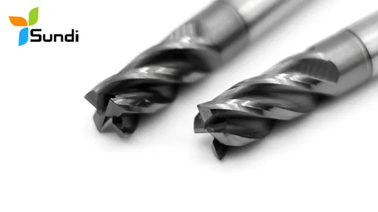 CNC Machining HRC 65 Straight Ball Nose Thread PCD CBN Solid Carbide Milling Cutter for Aluminum 