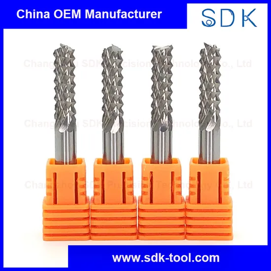 Hot Sales Solid Carbide Corn Teeth Milling Cutter Router Bits End Mills for PCB 