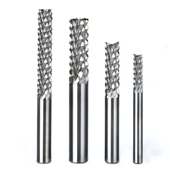 Carbide Engraving Cutting Router Bit Corn Teeth Milling Cutter for PCB Carbon Fiber Epoxy Board